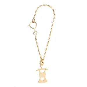 آویز ساعت طلا 18 عیار ماهک مدل MW0128