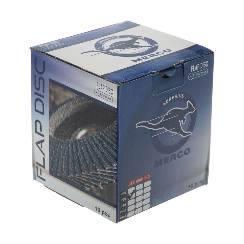 سنباده فلاپ دیسک مرکو مدل Z60 بسته 3 عددی