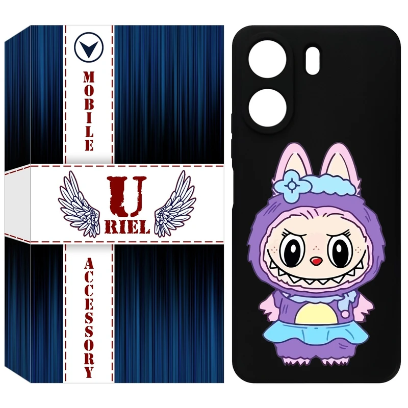 کاور یوریل مدل KSH کد 141 طرح عروسک لبوبو مناسب برای گوشی موبایل شیائومی Redmi 13C 4G / Poco C65