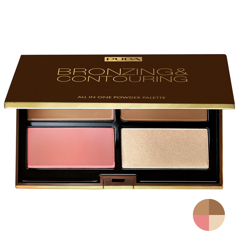 پالت کانتورینگ پوپا سری All In One Powder Palette شماره 001