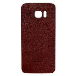 MAHOOT Natural Leather Cover Sticker for Samsung S7 Edge