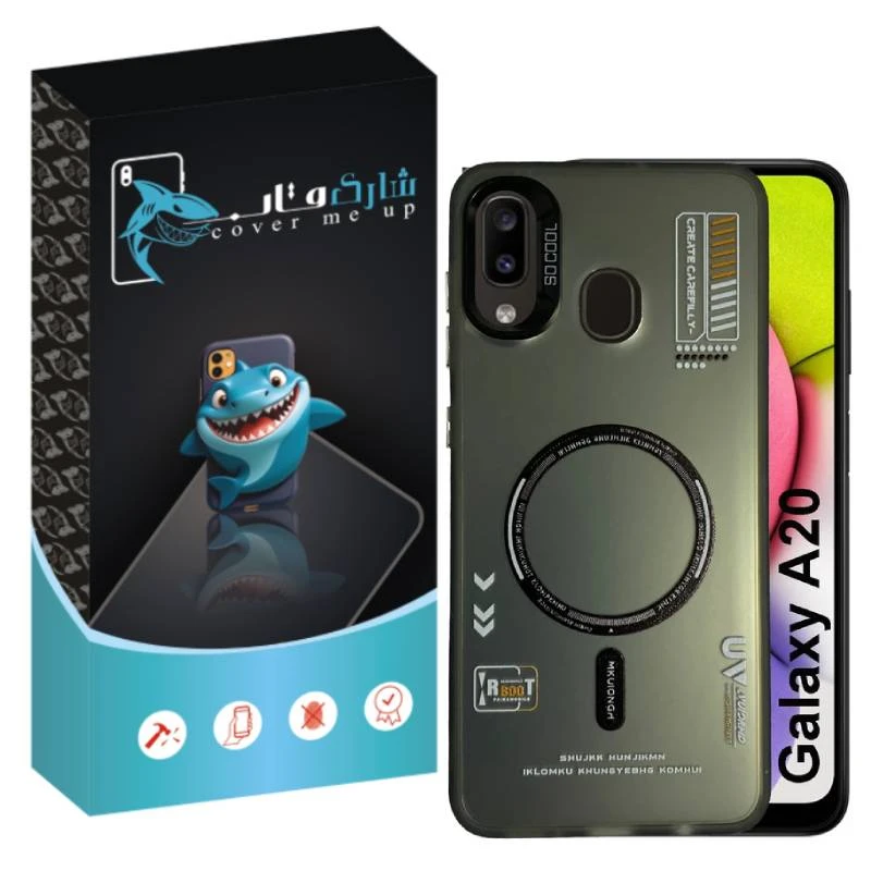 کاور شارک قاب مدل SO COOL طرح UV مناسب برای گوشی موبایل سامسونگ Galaxy A20 / A30