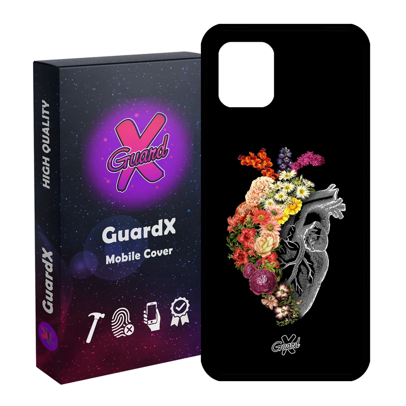 کاور گارد ایکس طرح قلب مدل Glass10216 مناسب برای گوشی موبایل سامسونگ Galaxy Note 10 Lite