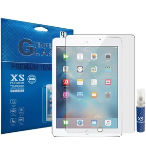 محافظ صفحه نمایش شیشه ای ایکس اس مدل تمپرد مناسب برای تبلت اپل iPad mini/iPad mini 3 /iPad mini 2 به همراه اسپری پاک کننده صفحه XS