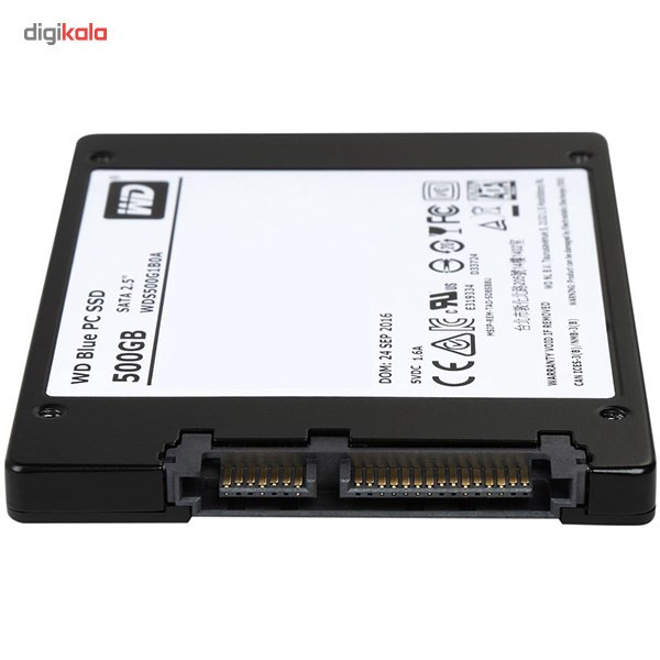 حافظه SSD وسترن دیجیتال مدل BLUE ظرفیت 500 گیگابایت