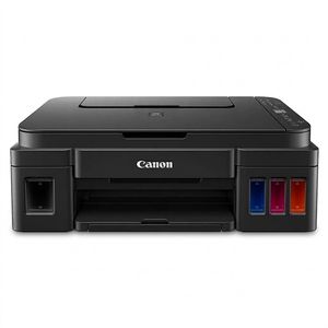 پرینتر چندکاره جوهرافشان 3 کاره کانن مدل PIXMA G3410 با مخزن جوهر، چاپ رنگی بدون حاشیه و اتصال وایفای