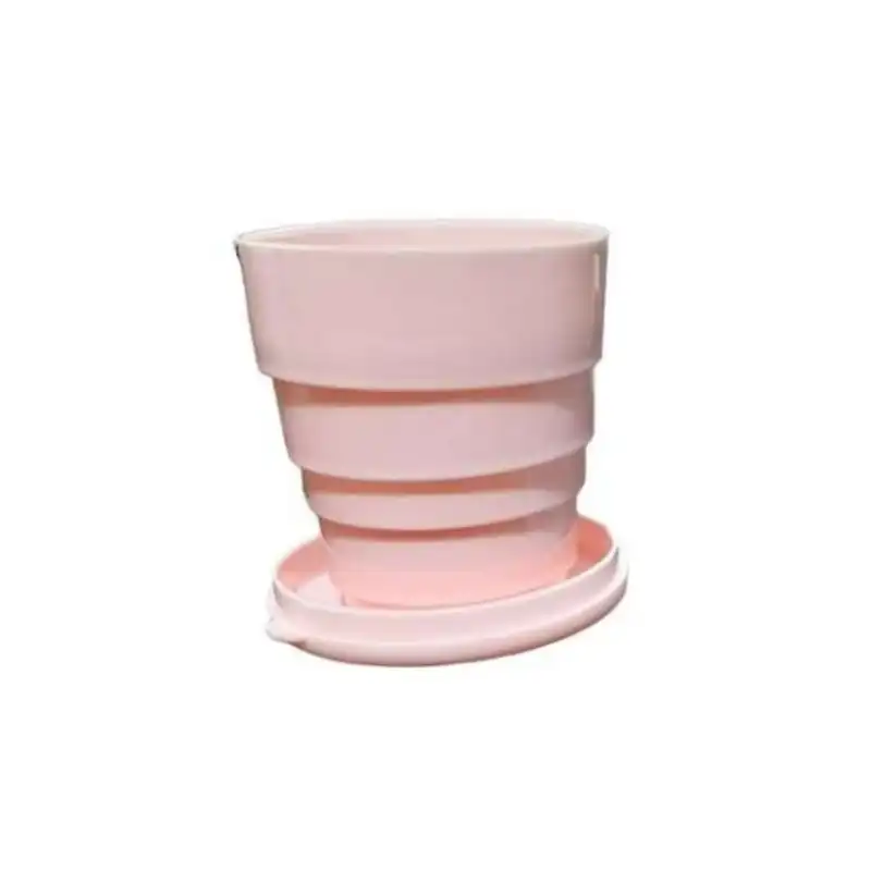 لیوان کودک طرح تاشو پلنگ صورتی کد 02