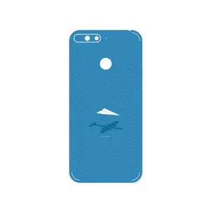 MAHOOT Minimal Paper Airplane Cover Sticker for Huawei Y6 Prime 2018