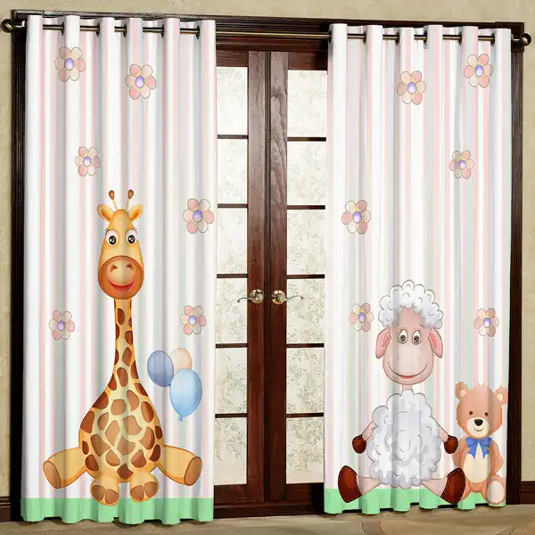 پرده مدل مخمل پانچی کد 7224 سایز 280x140 سانتی متر