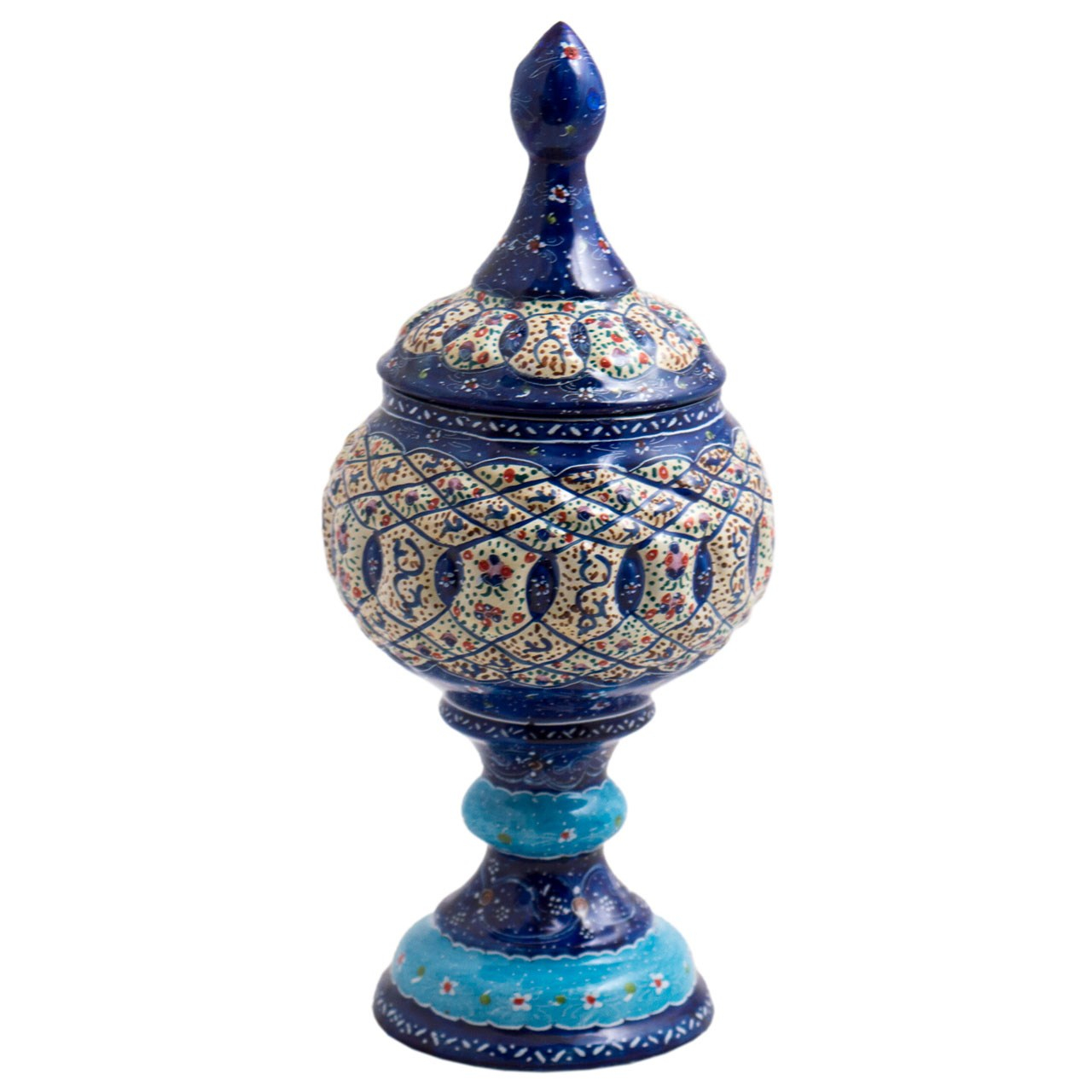 شکلات خوری میناکاری رستا طرح 24-13-102 ارتفاع 21 سانتی متر