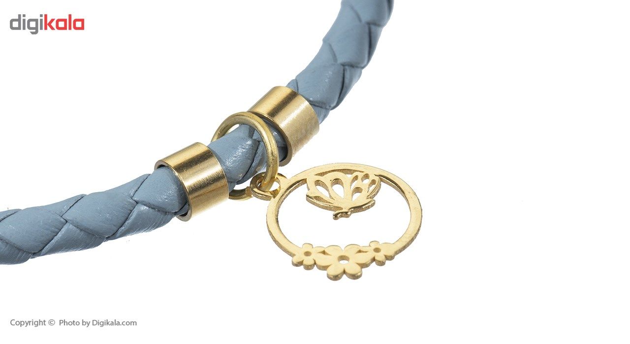 دستبند طلا 18 عیار زنانه رزا مدل BW151 -  - 4