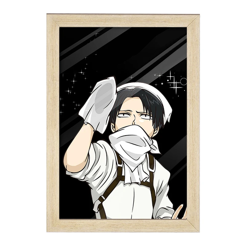 تابلو خندالو مدل لیوای انیمه اتک آن تایتان Attack on Titan  کد 18560