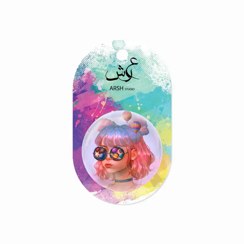 مگنت عرش طرح دخترونه کد Asm439