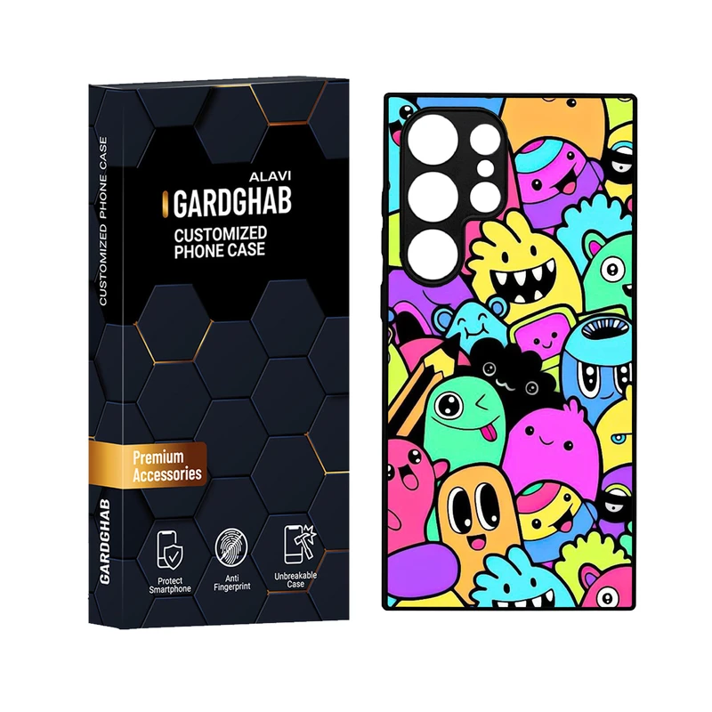 کاور گارد قاب علوی مدل دور ژله ای مناسب برای گوشی موبایل سامسونگ Galaxy S24 Ultra