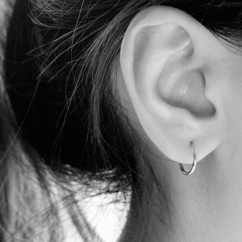 گوشواره نقره زنانه مدل E01