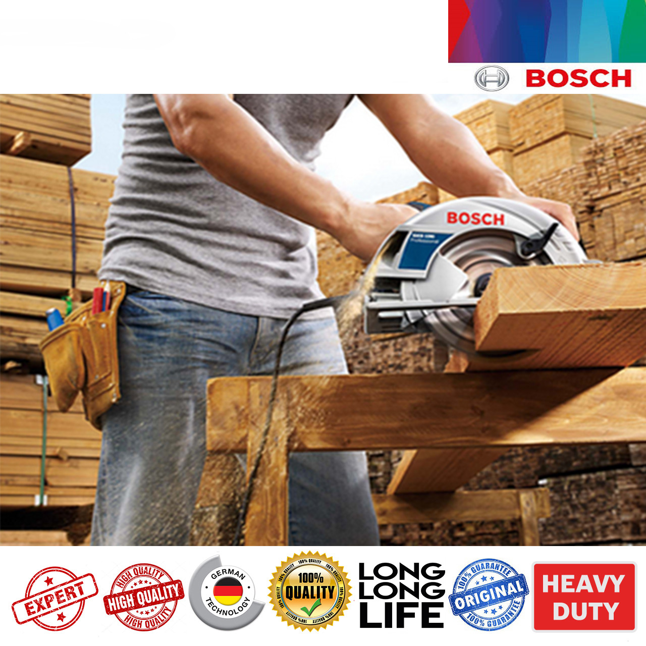 اره دیسکی بوش مدل GKS 190 + Extra