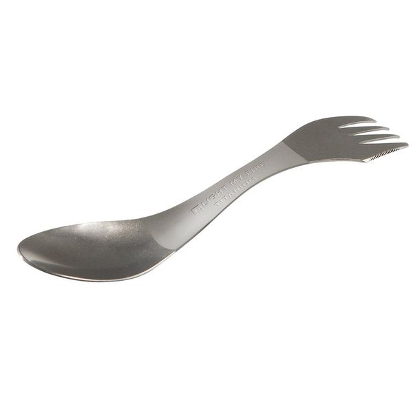 قاشق سفر لایت مای فایر مدل Spork Titanium قاشق سفر لایت مای فایر مدل Spork Titanium