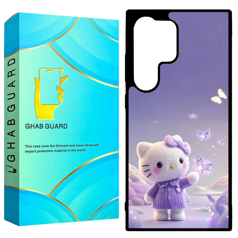 کاور قاب گارد طرح کیتی مدل GCHPD24U مناسب برای گوشی موبایل سامسونگ Galaxy S24 Ultra 5G