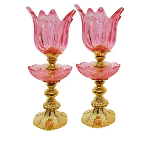 شمعدان نیک نوران کد 801  بسته 2 عددی