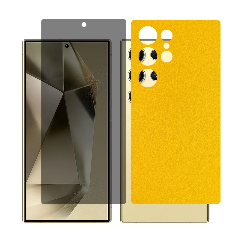 محافظ صفحه نمایش حریم شخصی گلس مدل Together مناسب برای گوشی موبایل سامسونگ Galaxy S22 Ultra به همراه برچسب پوششی پشت گوشی 