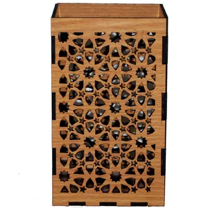 جا شمعی گالری چوب و کمان  مدل  اسلیمی1