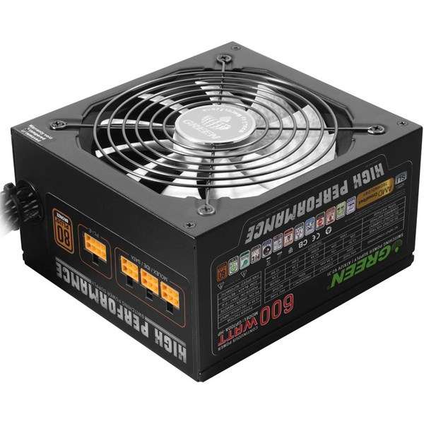 منبع تغذیه کامپیوتر گرین مدل GP600A-HP منبع تغذیه کامپیوتر گرین مدل GP600A-HP
