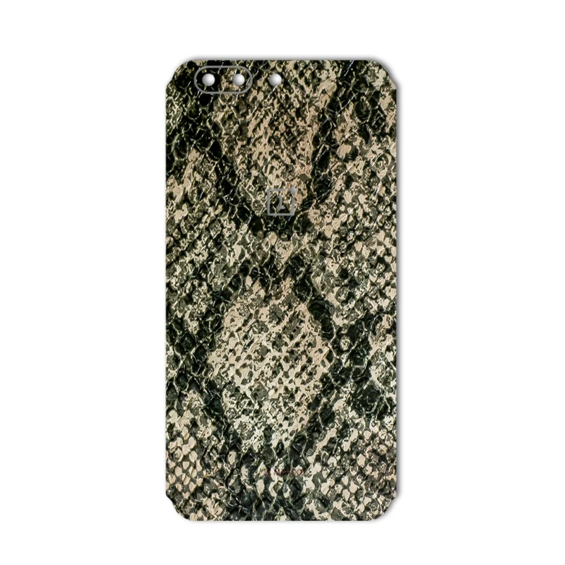برچسب تزئینی ماهوت مدلJungle-python Texture مناسب برای گوشی OnePlus 5