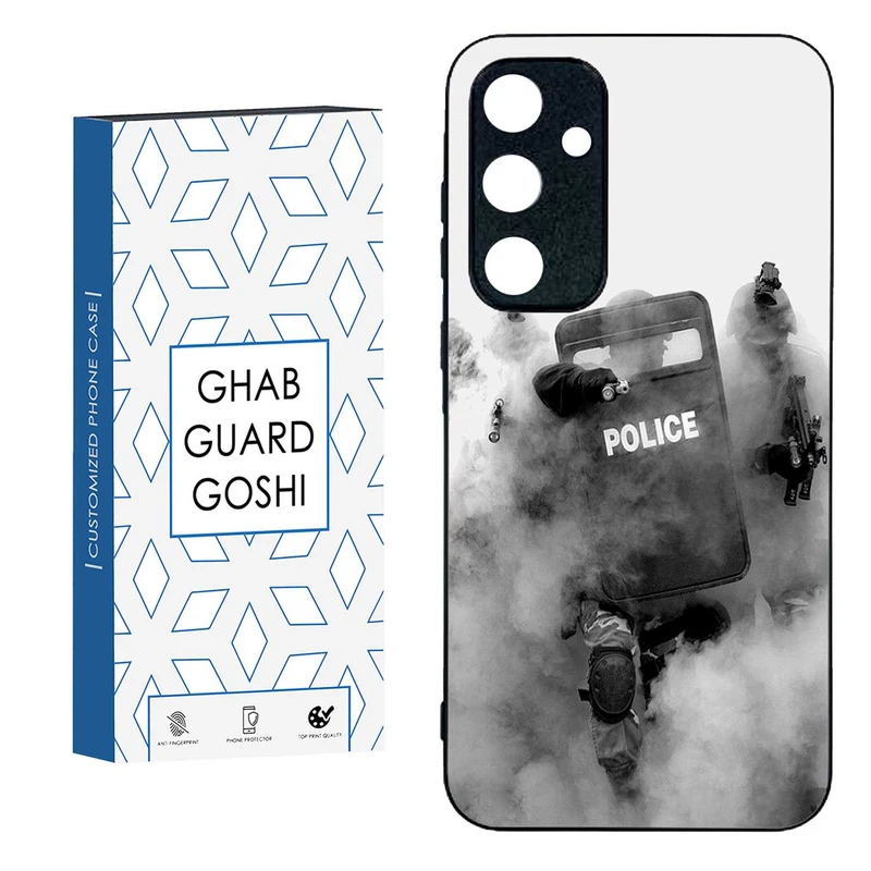 کاور قاب گارد گوشی طرح police کد TPU-136 مناسب برای گوشی موبایل سامسونگ  GALAXY A35  
