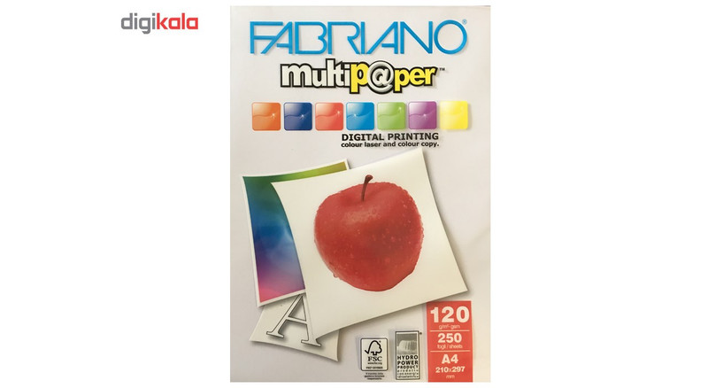 کاغذ فابریانو مدل G120 سایز A4 بسته 250 عددی