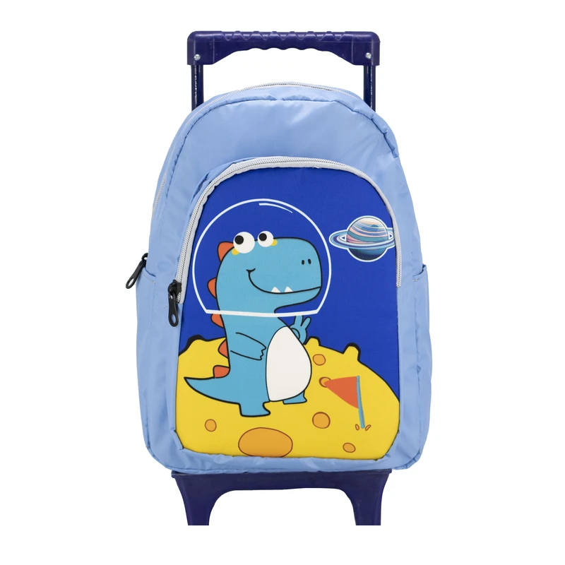 کوله پشتی چرخ دار مدل دایناسور کد 75858