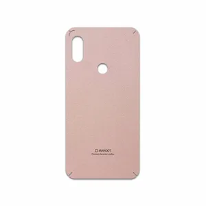 MAHOOT Rose Gold Leather Cover Sticker for Xiaomi Redmi Note 6 Pro