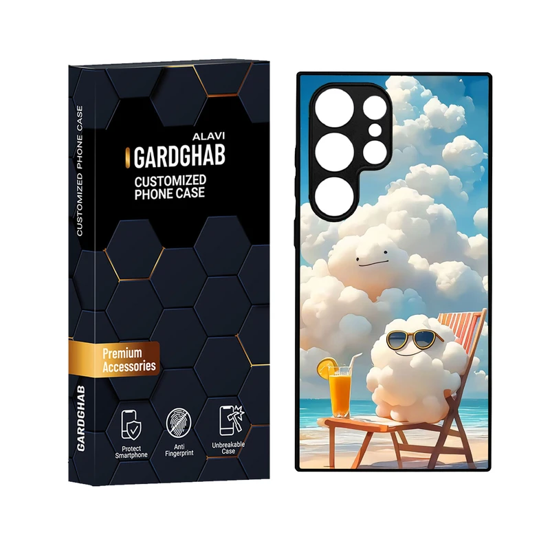 کاور گارد قاب علوی مدل دور ژله ای مناسب برای گوشی موبایل سامسونگ Galaxy S24 Ultra