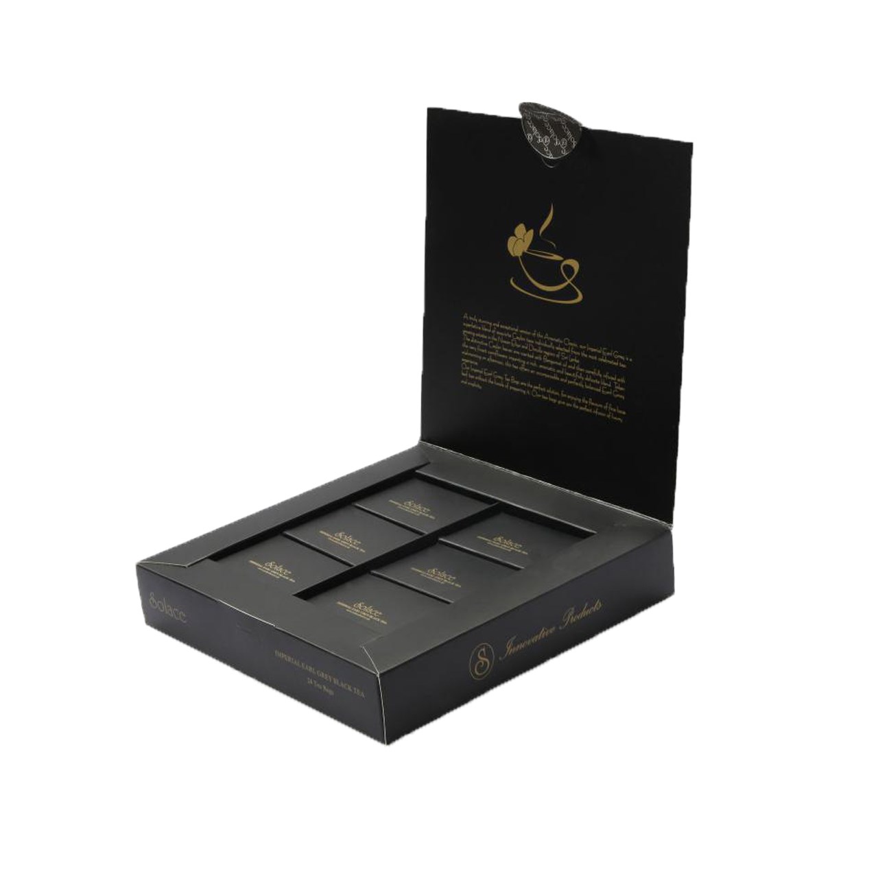 چای کیسه ای سولیس مدل امپریال ارلگری بسته 24 عددی