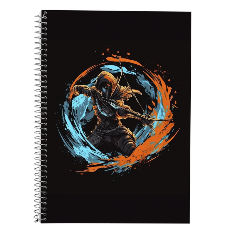 دفتر زبان 50 برگ مدوپد مدل سه خط طرح Attack on Titan کد DF10441