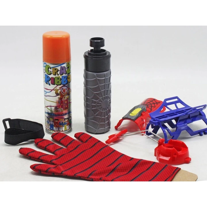 عکس شماره 6 : ست ایفای نقش مدل تارپرتاپ کن مرد عنکبوتی طرح اسپری دار کد 5034-50