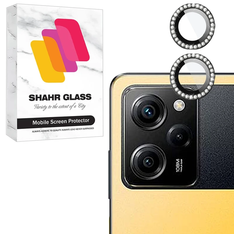 محافظ لنز دوربین شیشه‌ای شهر گلس مدل NRIS20 مناسب برای گوشی موبایل شیائومی Poco X5 Pro 5G