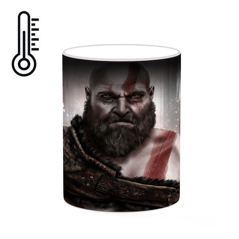 ماگ حرارتی کاکتی طرح گاد آف وار God Of War مدل mgh40968