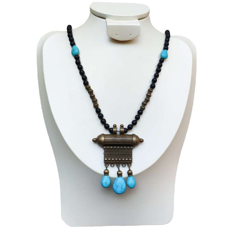 گردنبند زنانه مدل فیروزه