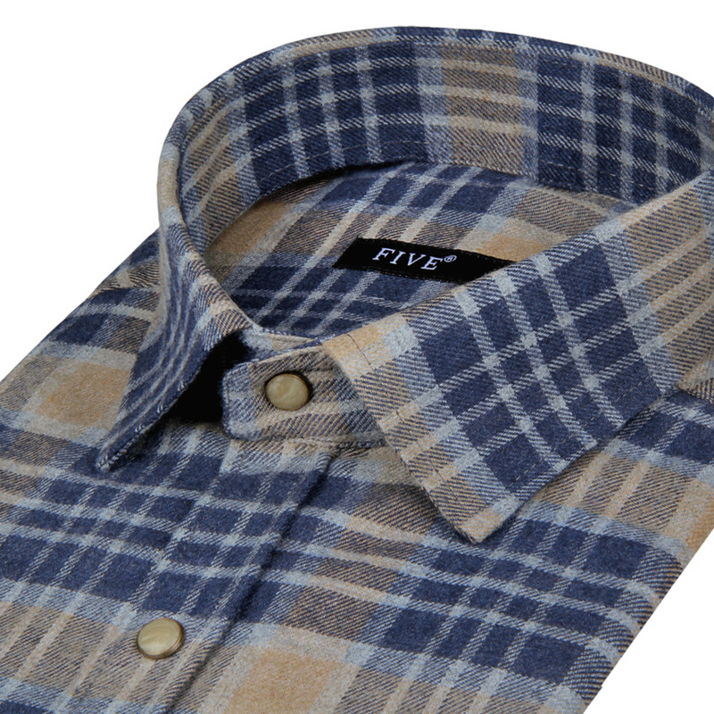 پیراهن آستین بلند مردانه فایو مدل 11044333