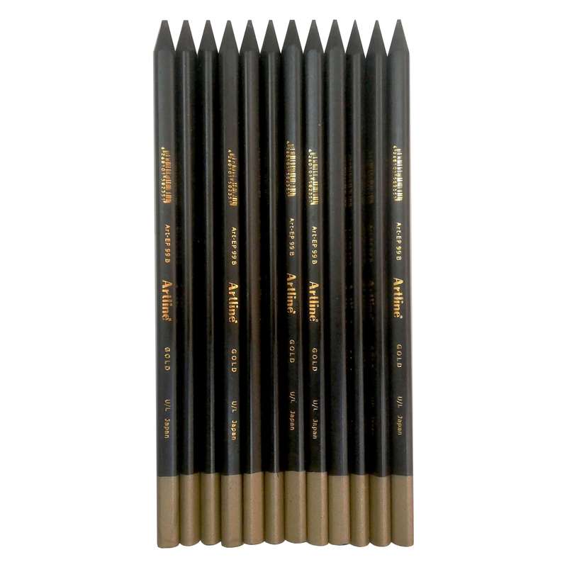 مداد مشکی آرت لاین مدل Art-EP 99 b Japan پلیمری بسته 12عددی مداد مشکی آرت لاین مدل Art-EP 99 b Japan پلیمری بسته 12عددی