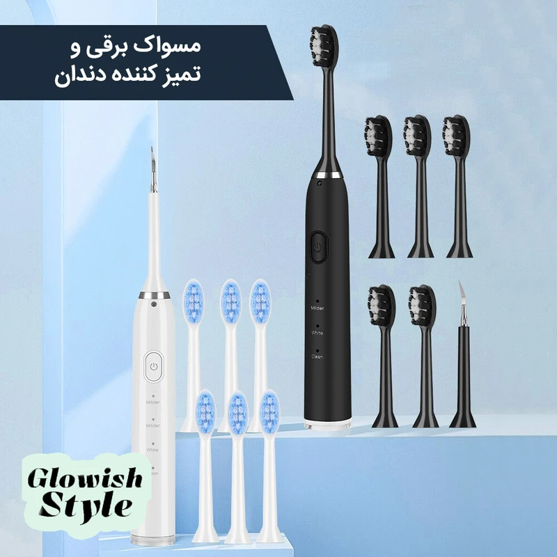 عکس شماره 3 : مسواک برقی گلویش استایل مدل 7in1