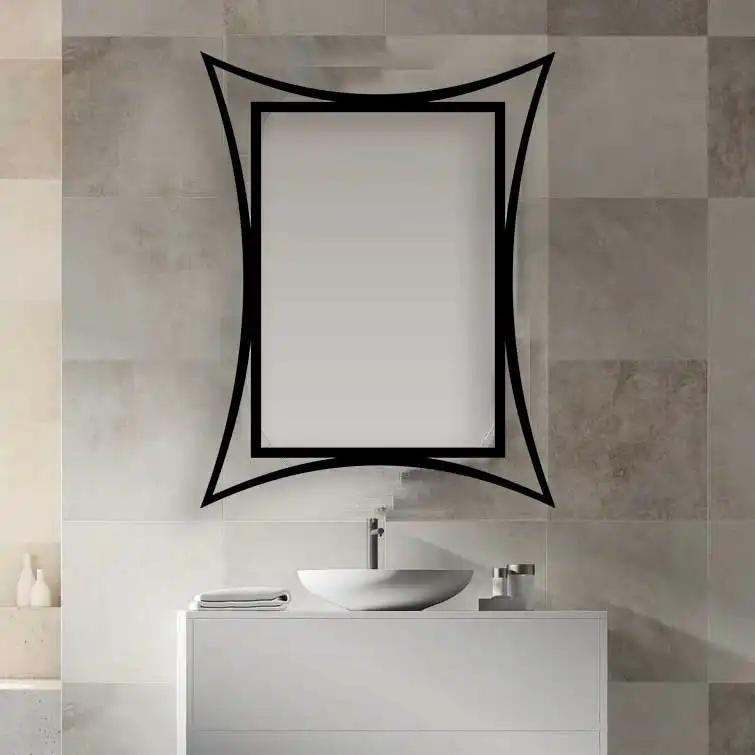 آینه سرویس بهداشتی مدل ترانه W-90-70