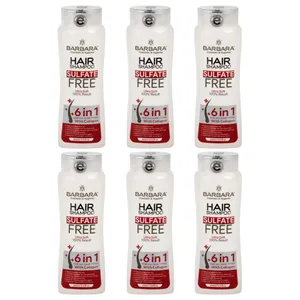 شامپو مو باربارا مدل Ultra Soft حجم 400 میلی لیتر مجموعه 6 عددی