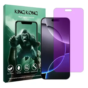 King Kong Tough model anti-purple screen protector suitable for Apple iPhone 16 Pro Max mobile phone