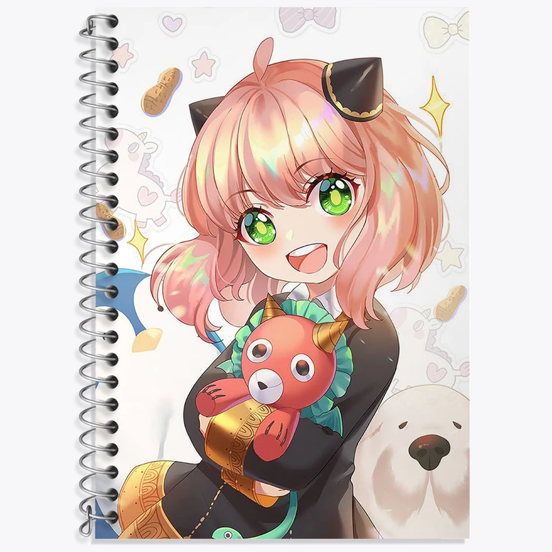 دفتر لغت 50 برگ خندالو طرح آنیا انیمه اسپای ایکس کد N4270