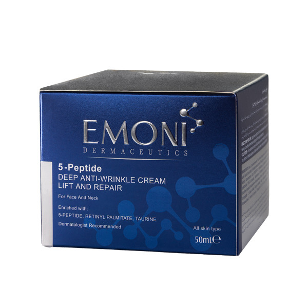 کرم ضد چروک امونی درماسیوتیکس مدل 5-پپتید حجم 50 میلی لیتر