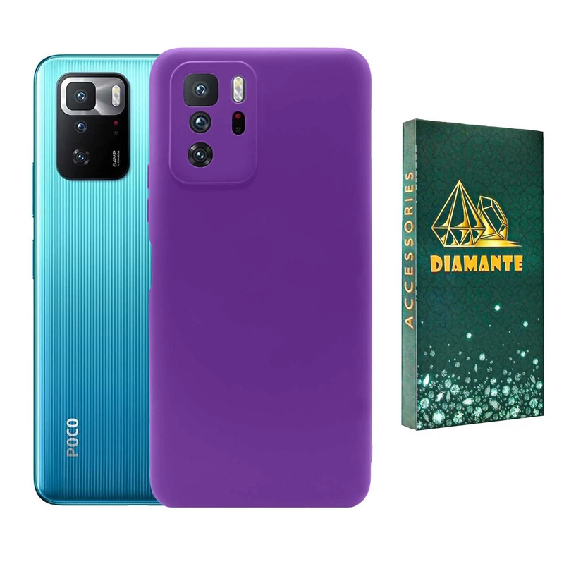کاور دیامانته مدل sili_77 Gn مناسب برای گوشی موبایل شیائومی Poco X3 GT