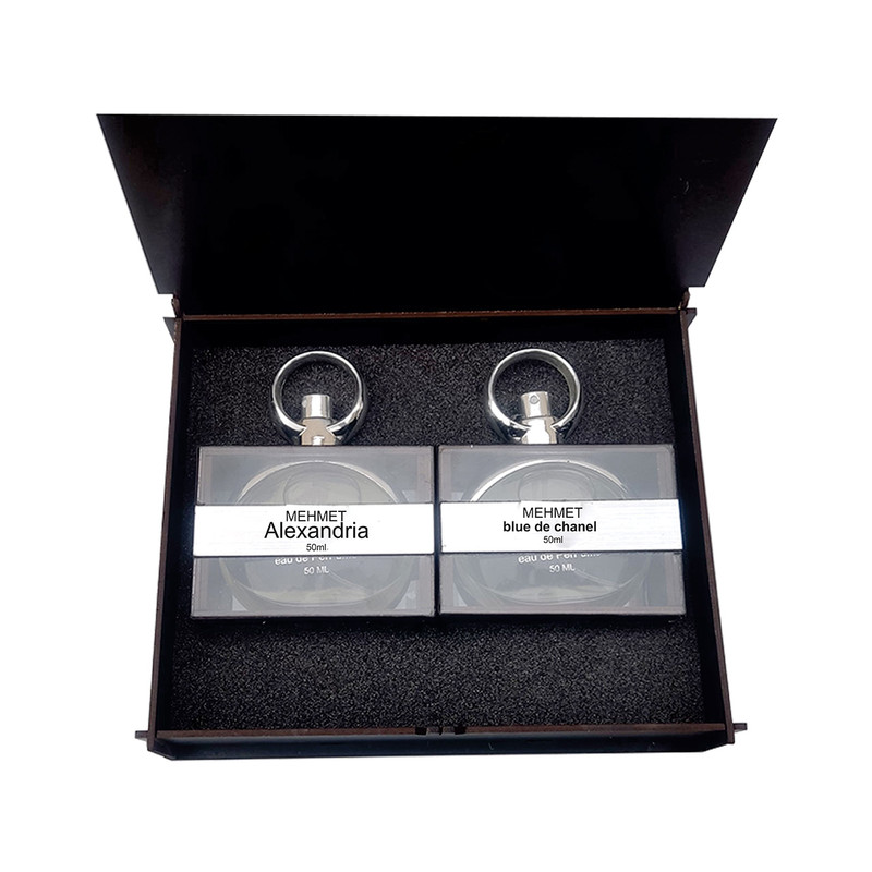 ست ادو پرفیوم مهمت مدل الکساندریا و چنل چنس حجم 50 میلی لیتر مجموعه 2 عددی