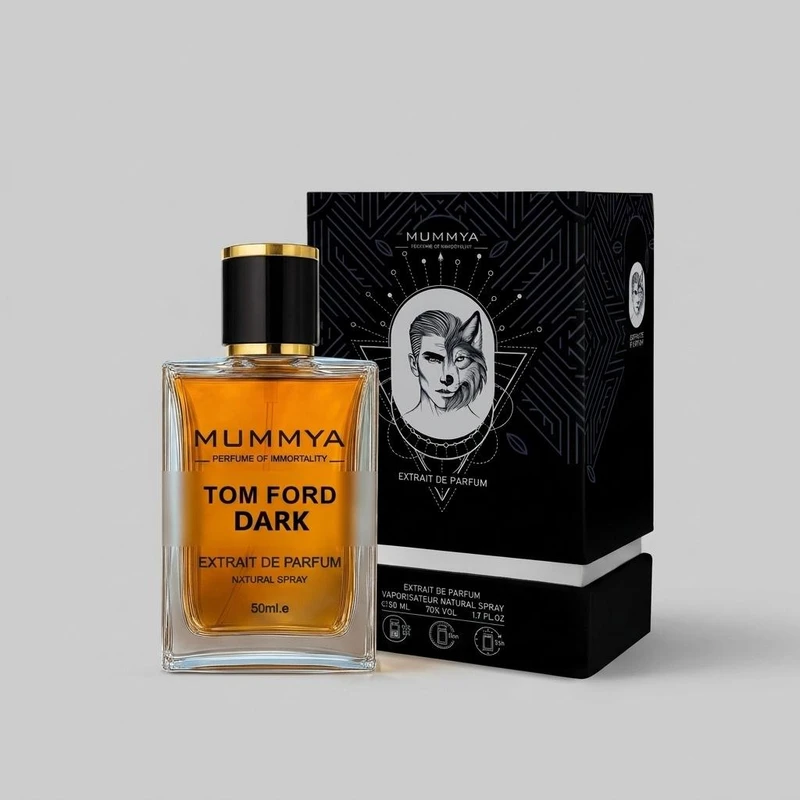 اکستریت پرفیوم مردانه مومیا مدل TOM FORD DARK با رایحه تلخ حجم 50 میلی لیتر