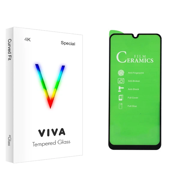 محافظ صفحه نمایش سرامیکی ویوا مدل 4K مناسب برای گوشی موبایل سامسونگ Galaxy A20